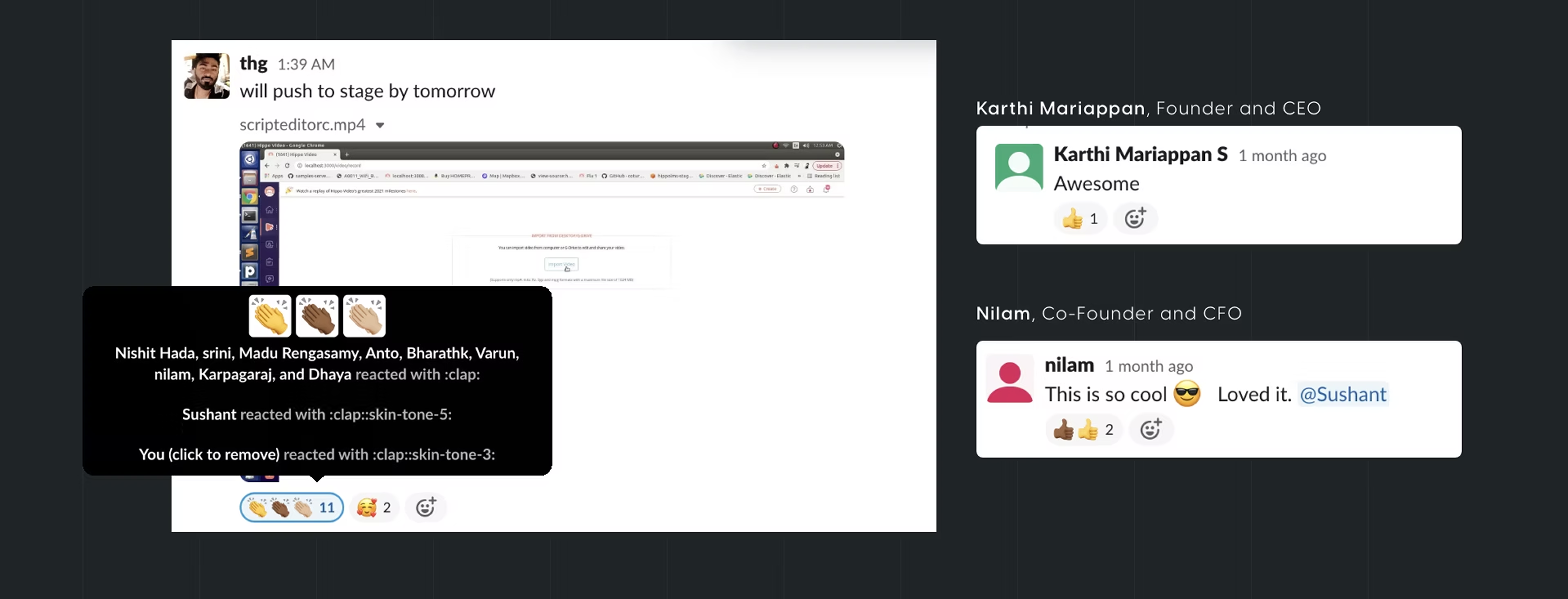 Results: Initial reactions, release plan, and feedback and takeaways